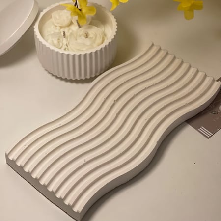 صينية متموجه