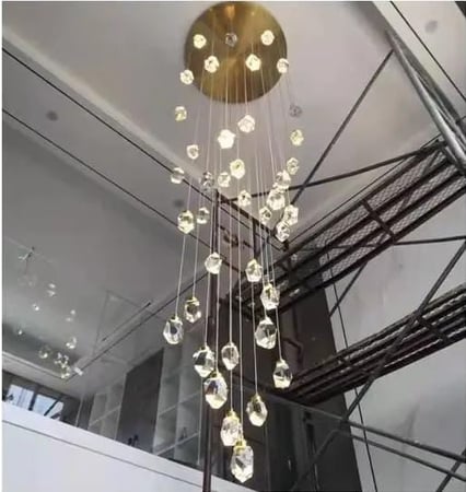 ثريا شلال ليد بثلاث اضاءات ارتفاع 2.5 متر