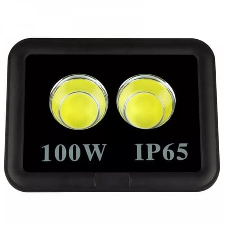 مصباح حائط LED تيار متردد 220 فولت مصباح كشاف عاكس ضوء كشاف إضاءة خارجية مصباح حديقة (100 واط)