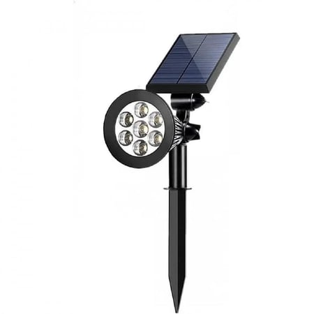 كشاف طاقه شمسيه حديقة غرس ازرق متحرك 7 عيون 2 واط