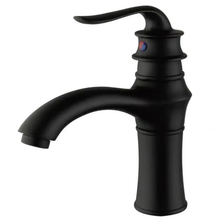 خلاط مغسله قصير اسود