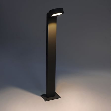 عمود إنارة حدائق مع لمبة دائرية متحركة