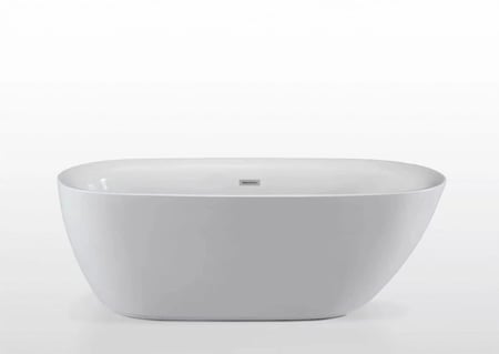 بانيو كلاسيكي ابيض مقاس 170*75 سم