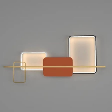 ابليك جداري مودرن بثلاث اضاءات