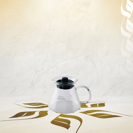 سيرفر كاليتا زجاجي 500 مل - مقاس 02 | Kalita Server 500ml