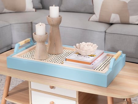 صينية بحامل قابل للطي