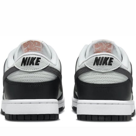 Nike Dunk Low Grey Black Orange Mini Swoosh