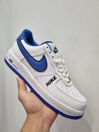 NIKE AIR FORCE 1 '07 LV8, WHITE/BLUE