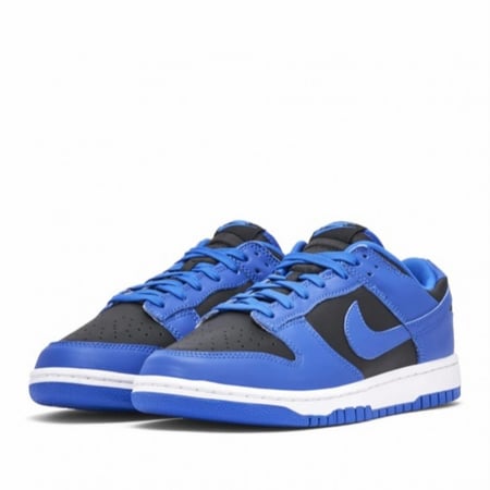 NIKE DUNK LOW RETRO BLACK HYPER COBALT 2021