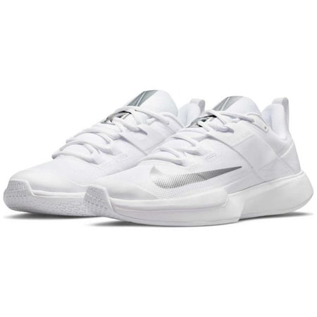 Nike Court Vapor Lite Shoes White Metallic Silverer