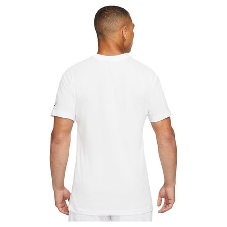 Nike Court Dri Fit Rafa Short Sleeve T-Shirt White