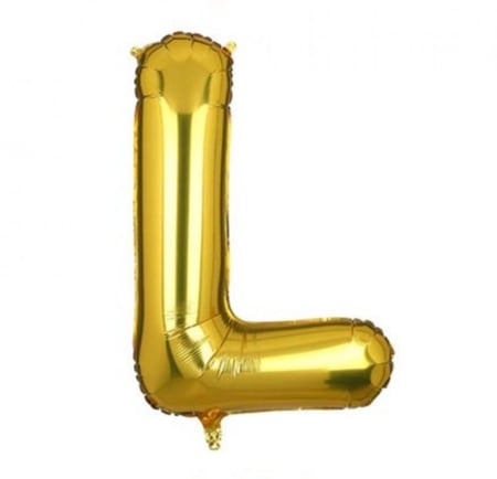 بالون حرف ذهبي