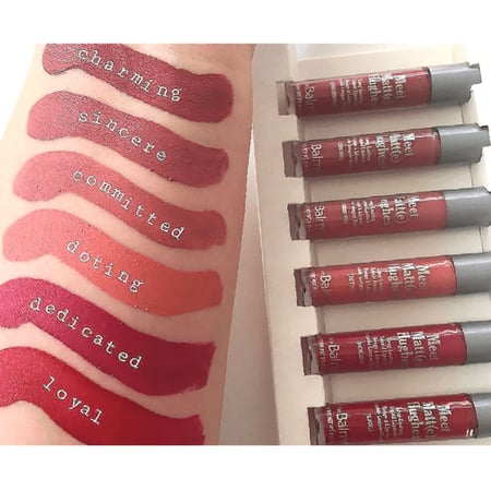 TheBalm Mini Meet Matte Hues Volume 1 Liquid Lipstick Set Multicolour
