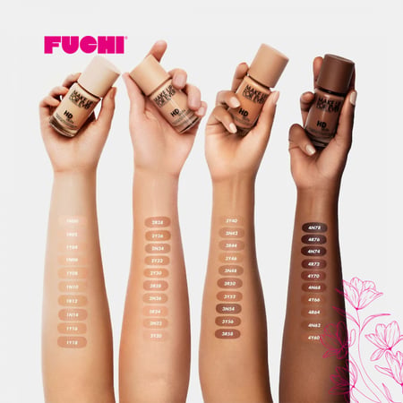 متجر فوشي ميك اب فور ايفر - كريم أساس HD SKIN 1R12