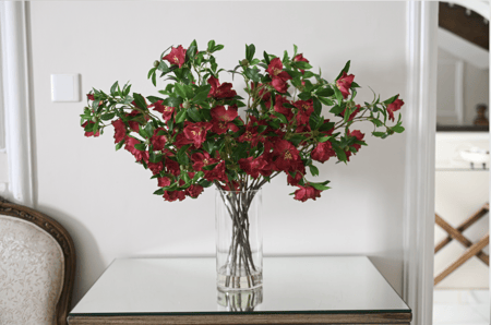 زهور الكاميليا ملمس طبيعي