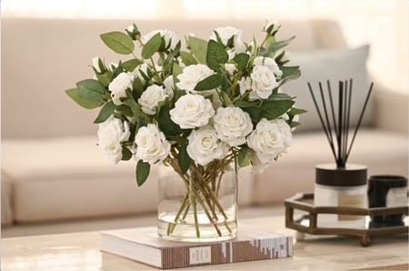 جوري اغصان ابيض