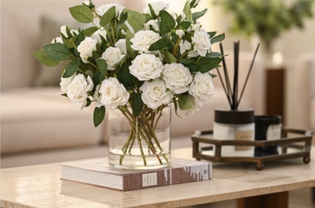 جوري اغصان ابيض