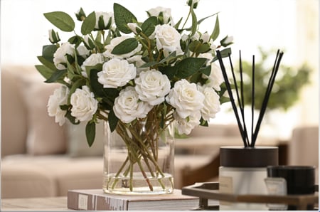 جوري اغصان ابيض