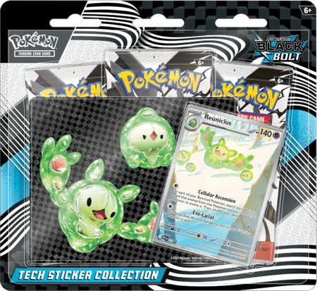 Pokemon TCG - Black Bolt Tech Sticker Collection