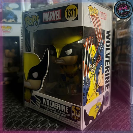 Funko Pop Wolverine 50 years Anniversary # 1371 With Custom ART
