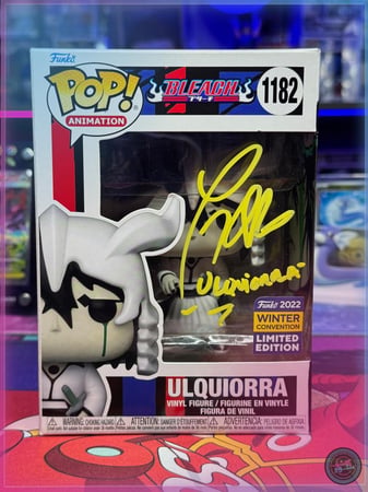 Funko POP! Anime Bleach ULQUIORRA #1182 SIGNED Tony Oliver + Custom ART + SWAU