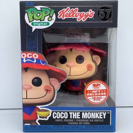 Funko Pop! Coco The Monkey #57 LE1640 Digital Kellogg’s Ad Icons