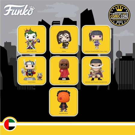 Funko Pop! Naruto: Shippuden - Madara Uchiha Glow in the Dark #1278 ( Glow ) - MEFCC 2023 Exclusive