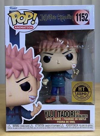 Funko Pop! Animation: Jujutsu Kaisen - YUJI ITADORI WITH SUKUNA MOUTH #1152 ( Exclusive )