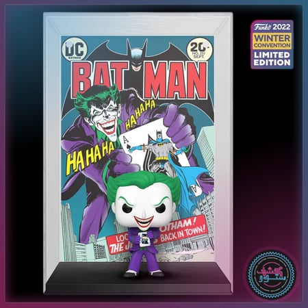 Funko Pop Cover! Heroes: DC - The Joker ( Winter Con 22)