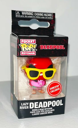 Funko Pop! Blacklight Artist Deadpool Marvel Bucket List Gamestop Exclusive Box
