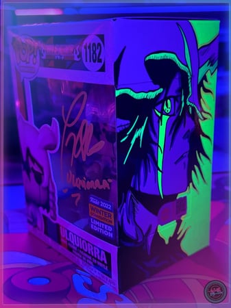 Funko POP! Anime Bleach ULQUIORRA #1182 SIGNED Tony Oliver + Custom ART + SWAU
