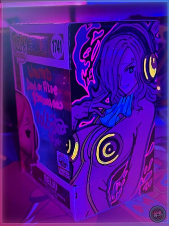 Funko Pop! Vinyl: Reiju 1741 London ComicCon Autographed By Alexis Tipton + Cuscom ART + SWAU COA