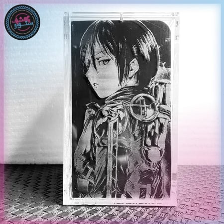 حامي بوبشيلد درع مخصص لفنكو بوب مع الرسم Mikasa Ackerman | Attack on Titan