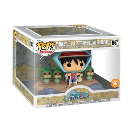 Funko POP! Moment - Crunchyroll ExclusiveOne Piece - Luffy Training Kung Fu Jugon