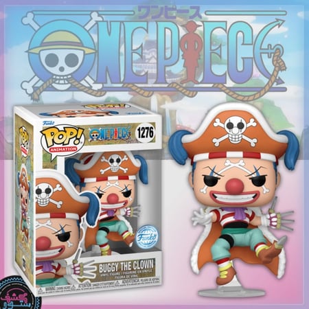 ( Exclusive) Funko Pop! One Piece - Buggy the Clow