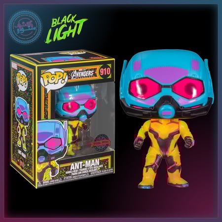 Funko POP Marvel: Black light- Ant-Man (Exc)