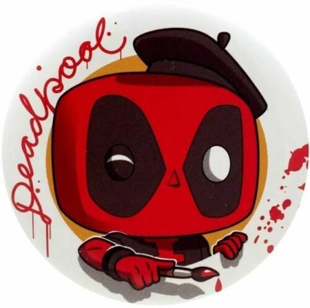 Funko Pop! Blacklight Artist Deadpool Marvel Bucket List Gamestop Exclusive Box