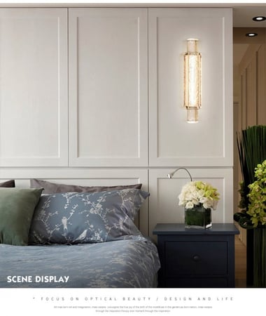 مصباح جداري مودرن كريستال