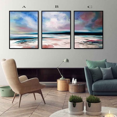 لوحات تجريديه ثلاثيه