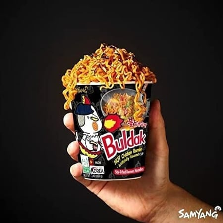 كوب نودلز رامن بنكهة الدجاج الحار _ كوريا