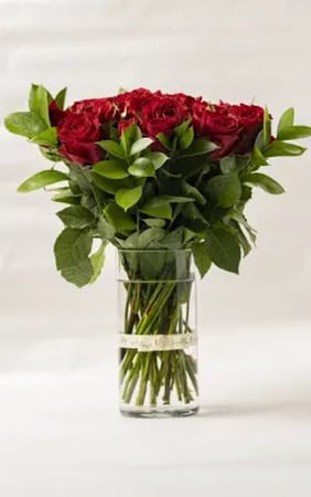 فازة شفاف اسطواني مقاسات