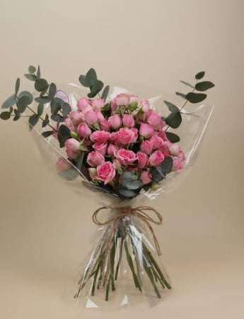 ورق تغليف باقة بلاستك ساده الوان