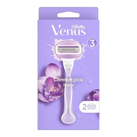 مكينة الحلاقة فينوس بريز للنساء من جيليت - 2 غيار