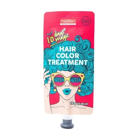صبغة شعر ماجيك المؤقتة باللون الأخضر من بيورديرم