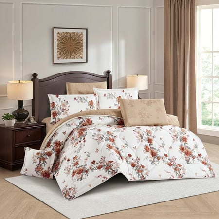 مفرش نورمين - صيفي - مفرد ونص 4 قطع