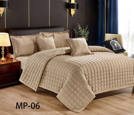 مفرش قطني - مزدوج صيفي 6 قطع