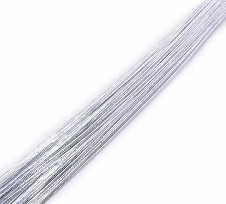 سلك ورد عجينة السكر / اسلاك ورود للاعمال اليدويه (45 حبه )