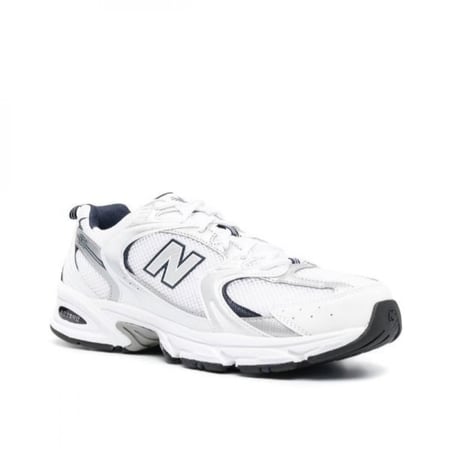 حذاء الجري نيو بالانس 530 ريترو أبيض فضي رجالي نسائي