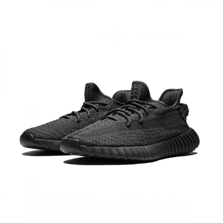 أديداس ييزي بوست 350 عاكس قطن أسود محبوك