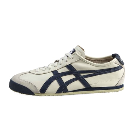 شوز سكيس اونيتسوكا تايغر ابيض خطوط كحلية